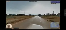 GeoGuessr gameplay clip on a rural Street View road