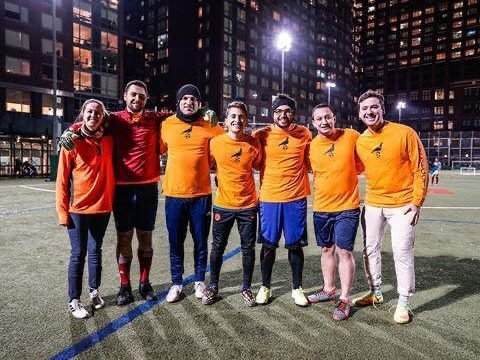 Jonah with his soccer team